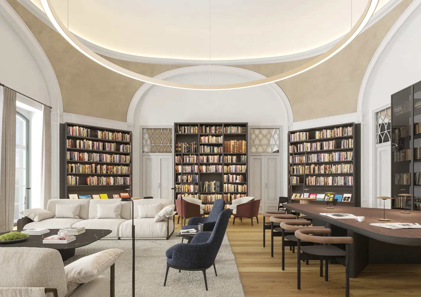 Macam Hotel - Lobby and Library